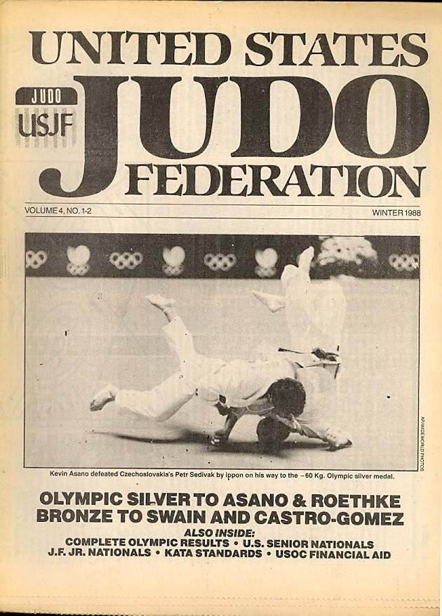 Winter 1988 United States Judo Federation Newspaper